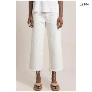 SIMON MILLER white Lamere cropped rae hem jeans sz 29